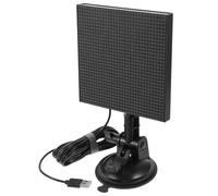 CALLARON Écran LED Programmable Haute Définition pour Vitre de Voiture en ABS et Silicone 32x32 Points D'affichage pour Publicité Commerciale