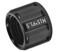CALLARON Écrou D’axe Traversant Vélo M15x1,5 en Alliage d'Aluminium, Capuchon Noir pour Essieu Arrière, Accessoire Vélo pour VTT et Vélos Électriques