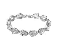 CALLARON Élégant catchring modeste homeatic famaliguy femmes cristal bracelet perles de pierre bracelet bracelet strass bracelet amitié plage décoration demoiselle, 18 * 0.95cm, Zircon et
