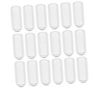 CALLARON Embouts De Serrage Tête En Caoutchouc 200pcs Pour Serrage-tête 4.0mm Protection D'extrémité Accessoire De Coiffure Transparent Compatible