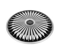 CALLARON Enjoliveur de Moyeu de Roue 14 Pouces en Polypropylène Argenté, Cache-moyeu Décoratif Robuste pour Voitures, Accessoire Extérieur Compatible, Protection et Style Voiture