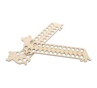 CALLARON Enrouleurs de Fil en Bois pour Broderie 2pcs, Outils Pratiques pour Point de Croix, Séparation des Fils Colorés, Évite les Nœuds, Design Animalier Vivant, pour Embroidery