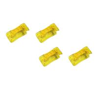CALLARON Ensemble de 4 Enfile-aiguilles Portables en Plastique Jaune pour Machine à Coudre, Facile à Utiliser, pour Projets de Couture la Maison