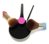 CALLARON Éponge De Nettoyage Pour Pinceaux De Maquillage Boîte De Nettoyage à Séchage Rapide Ensemble De Avec Éponges Monocouche Rechanges