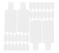 CALLARON Étiquettes de Prix Autocollantes Rectangulaires Blanches pour Bijoux, 100 Pcs, Papier Inscriptible Multifonction, Petites Étiquettes à Bijoux pour Affichage Prix en Magasin