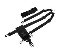 CALLARON Étui de Protection Portable en Nylon Résistant avec Sangle Réglable, Brassard et Bandoulière, Support Ceinture Porte- pour Équipement de Pompier et Activités Extérieures