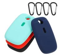 CALLARON Étuis en Silicone Lot de 4 Compatibles Tile Pro 2022 pour Traceurs Crochet Intégré, Protection Solide pour Clés et Accessoires de Suivi en Extérieur