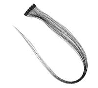 CALLARON Extensions de Cheveux Humains Noir sans Couture, Pièce Unique Réutilisable en Cheveux Naturels, pour Usage Quotidien et Mariage