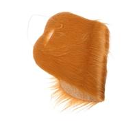 CALLARON Fausse Barbe Réaliste Peluche pour Hommes Accessoire de Costume pour Halloween Cosplay et Spectacles pour Événements Festifs et Productions Cinématographiques