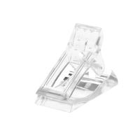 CALLARON Faux Ongles à Clip Fixe Gel Uv Outils De Construction Extensions Ongles Pince à Colle Outil De Manucure Plastique Gel Transparent Rapide