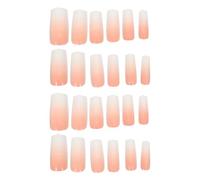 CALLARON Faux Ongles Marron en Abs Couverture Complète Amovible, Style Minimaliste Élégant 120 Pièces pour Femmes et Filles, pour Manucure Simple et Usage Quotidien