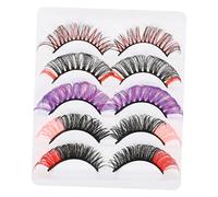 CALLARON Faux Russes Bouclés Tendance 5 Paires Mélange De De Beauté Maquillage Pour Femmes