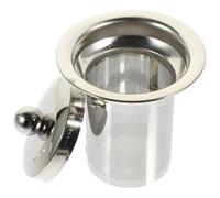 CALLARON Filtre à Théière en Acier Inoxydable 304 Couvercle, Passoire Fine Pratique et Facile à Transporter pour Maison et Restaurant