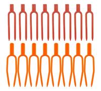 CALLARON Fourches de Fixation pour Plantes en PP, 400 Pièces, Forme Fourche