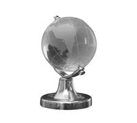 CALLARON Globe Ornemental en Cristal Décoratif de Bureau Pratique et Élégant, Sphère Géographique Unique pour Décoration Créative en Magasin ou Bureau