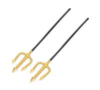 CALLARON Hélice Trident en Plastique Léger 2 Pièces Trois ou Quatre Sections, Accessoire de Cosplay Chic et Facile à Ranger pour Performances Scéniques