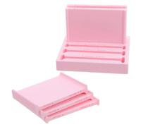 CALLARON Kit D’outils pour Modelage D’argile Moule à Laminer à Bande et Guides à Picots, Ensemble Polyvalent de Rouleaux pour Pâte Polymère Rose Base, pour Poterie et DIY Créatif