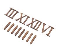 CALLARON Kit de Chiffres pour Horloge Romains en Bois pour Bricolage, Accessoires Pratiques et Élégants pour Horloge Murale, Décor Maison et Projets DIY