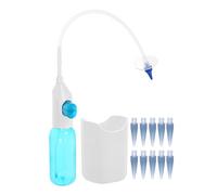 CALLARON Kit de Nettoyage des Oreilles Portable Bleu en Abs et PC pour Usage Domestique, Outil D'extraction du Cérumen avec Fonction de Rinçage Auriculaire