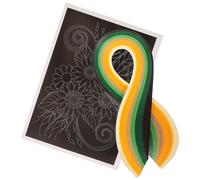 CALLARON Kit de Quilling 44 Bandes de Papier pour Loisirs Créatifs, Papier Artisanal Lisse et Léger, Matériel de Bricolage pour Débutants et Projets DIY à L’école et Maison