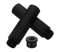 CALLARON Kit de Rallonge pour Pied de Micro 5/8 vers 3/8 en Métal Robuste, 2 Tubes D’extension et 1 Adaptateur, Accessoire pour Bras de Microphone, Usage Studio, Diffusion et