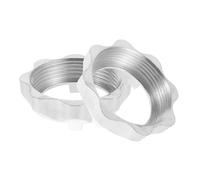 CALLARON Kit de Remplacement 2pcs Écrous de Fixation pour Hachoir à Viande en Alliage D'aluminium Argenté Compatibilité et Précision D'ingénierie