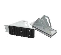 CALLARON Kit de Remplacement Pieds de Chaussure Rembourrés en Caoutchouc pour Échelle D'extension, Stabilité Fiable et Prolongation Durée de Vie, Usage Extérieur sur Herbe, 1 Paire