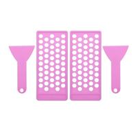 CALLARON Kit de Remplissage pour Rouge à Lèvres Plateau 50 Trous en Pp et Spatule pour DIY à Lèvres Faits Maison, Matériel Sûr et Lisse pour Création Facile