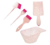 CALLARON Kit de Teinture Cheveux Complet avec Bol Mélangeur Ergonomique Antidébordement Planche de Balayage et Brosses à Poils Souples pour Mèches Précises et Coiffeurs