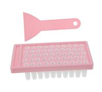 CALLARON Kit de Tubes à à Vides avec Plateau de Remplissage et Spatule Conteneurs Transparents pour Gloss DIY Remplissage Précis sans Fuite Outil Ergonomique pour Fabrication Maison