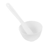 CALLARON Kit Mélangeur De Masques Faciaux 2 Pièces Grand Bol En Silicone Blanc Et Spatule Pour Soins Peau Diy à Domicile