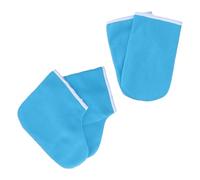CALLARON Kit Moufles et Chaussettes en Coton pour Bain de Paraffine Mains et Pieds, Bleu Foncé, Maintien Chaleur, Soins Hydratants, Usage Spa et Domicile