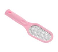 CALLARON Lime à Pied Peeling Des Pieds Scrubber Outils De Soins Des Pieds Épurateur De Pied Masseur Dissolvant Pédicure Rouleau De Pied Rose Acier Inoxydable