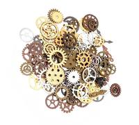 CALLARON Lot D’accessoires Steampunk pour Bijoux Diy, Engrenages Métalliques Vintage Robustes, Matériel de Bricolage Artistique, 1 Paquet pour Créations Artisanales, Style Style Aléatoire