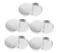 CALLARON Lot De 10 Godets à Fards à Paupières Vides 20mm En Aluminium, Petit Plateau à Maquillage Léger, Pour Rangement Et Recharges De Maquillage Diy