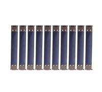 CALLARON Lot de 100 Cadres Métalliques Internes Flexibles 12 Cm en Fer pour Fabrication et Remplacement de Fermoirs de Paquet à Main et Porte-monnaie