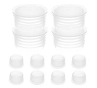CALLARON Lot de 12 Bouchons Ronds pour Jardinière en Plastique Bouchon d'eau Rond Réutilisable Étanche pour Bac À Légumes Et Balcon