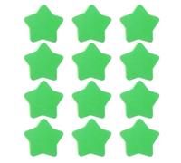 CALLARON Lot de 12 Mini Gommes Magnétiques en Eva D'étoile à Cinq Branches pour Tableau Blanc et Noir, Effaceurs à Sec Ergonomiques, Usage Bureau et Maison