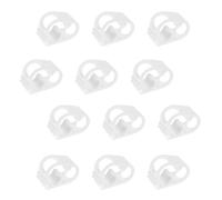 CALLARON Lot de 12 Pinces à Siphon en Silicone, Collier de Serrage pour Tube en Plastique, Clip de Contrôle de Débit Compact, Résistant et Facile D’utilisation, Adapté pour Plomberie
