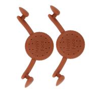 CALLARON Lot de 2 Appareils de Lifting Facial Entraîneur Visage Marron Correction Sourire Naturel Confort Usage Quotidien