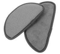 CALLARON Lot de 2 Coussins Absorbants Gris Demi-cercle pour Récupérateur D'eau Distributeur Réfrigérateur, Tapis Anti-goutte pour Mini-frigo et Congélateur, Accessoires Pratiques pour