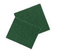 CALLARON Lot de 2 Coussins de Nidification Lavables pour Poules en Gazon Artificiel Abs, Tapis Réutilisables Verts pour Poulailler, Protège-œufs et Facile à Installer les Nichoirs