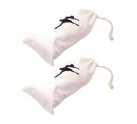 CALLARON Lot de 2 Paquet à Chaussures à Cordon en Peluche pour Pointes de Danse Ballet Filles Paquet de Rangement Spacieux et Résistant Accessoire Pratique pour Danse Classique et