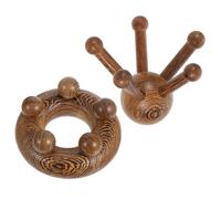 CALLARON Lot De 2 Peignes De Massage Méridiens En Noix Pour La Tête Spa Grattoir Peigne Détox Grattoir Pour Cuir Chevelu Extensions Peigne De Coiffure Pour Hommes
