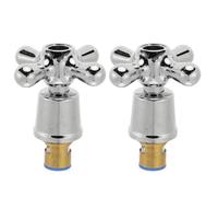 CALLARON Lot de 2 Poignées de Robinet de Rechange, Bouton Universel pour Robinet D'eau Chaude Et Froide, de Douche de Style Victorien, Kit de Réparation de, Poignée de Vanne Universelle pour