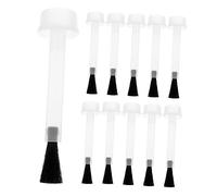 CALLARON Lot De 20 Brosses à Ongles En Plastique 11 Mm Brosse De Rechange Pour Flacon De Vernis à Ongles Gel Usage Professionnel Et Personnel Fournitures Salon De Manucure