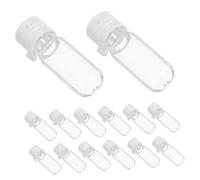 CALLARON Lot de 20 Flacons de Voyage 2 Ml en Verre Transparent, Hermétiques et Rechargeables, pour Soins Peau et Huiles Essentielles, Légers et Compacts, pour Déplacements et Voyages