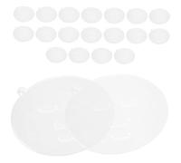 CALLARON Lot De 20 Moules Pour Masques Faciaux Réutilisables En Pvc Transparent Pour Masques De Boue Au Collagène Et Aux Algues
