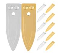 CALLARON Lot de 20 Plaques Électrodes Cuivre et Zinc pour Expériences Batterie Fruit, Matériau Fiable en Feuille, pour Projets Scientifiques Éducatifs