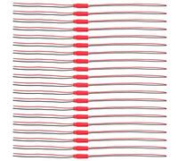 CALLARON Lot de 20 Sets de Sets de Câbles de Connexion à Prise Jst 2 Broches Rouge et Noir, 10 Fils 100 Mm 10 Fils 150 Mm, Connecteurs Mâle et Femelle pour Usage Industriel, Automobile